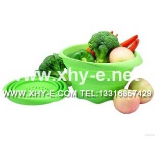 硅胶折叠食品容器